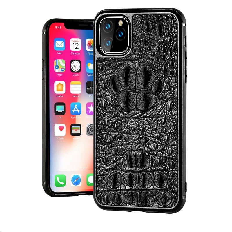 Leather case iPhone 11/XR/Xs with pattern