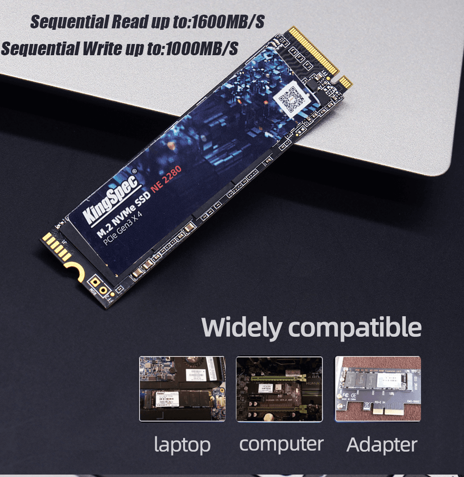 Internal M.2 NVMe Laptop Hard Drive