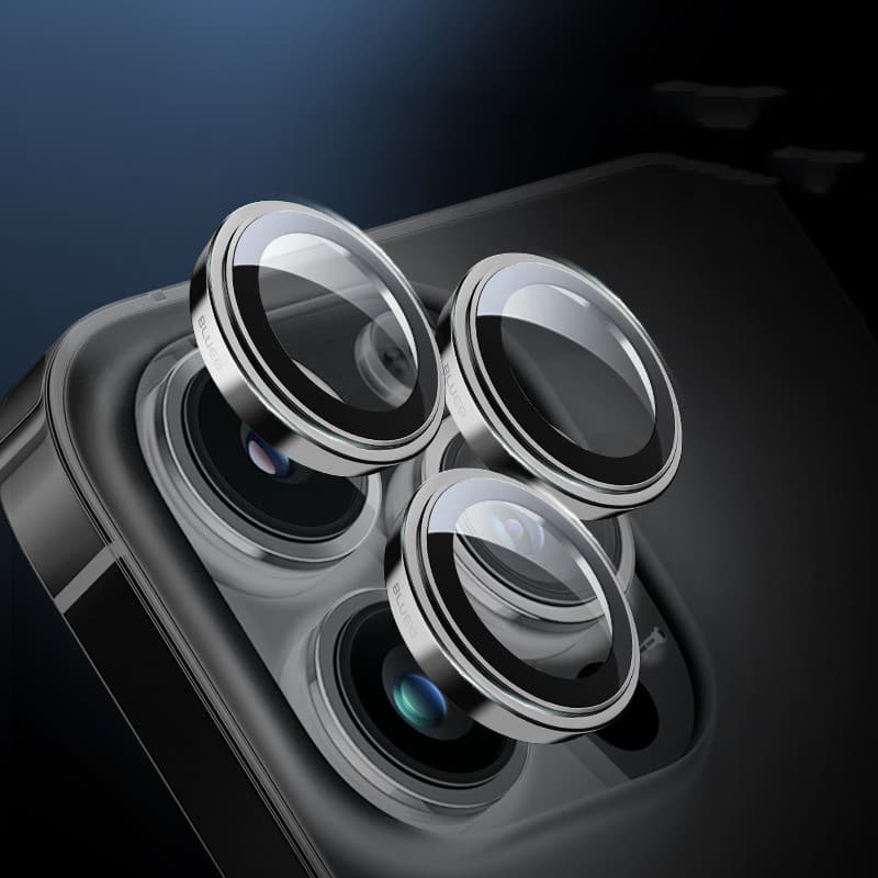 Mobile camera protective lens ring